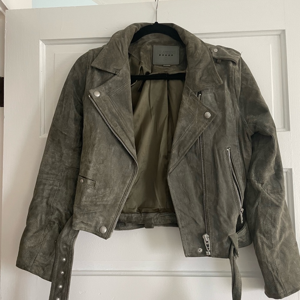 Blank NYC suede moto jacket